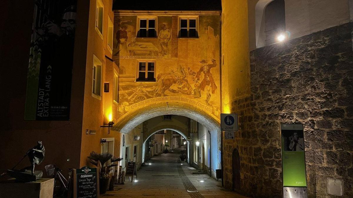 Wohnen Am Bach Apartment Haiming Luaran gambar