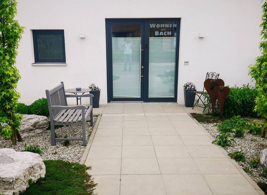 Wohnen Am Bach Apartment Haiming Luaran gambar